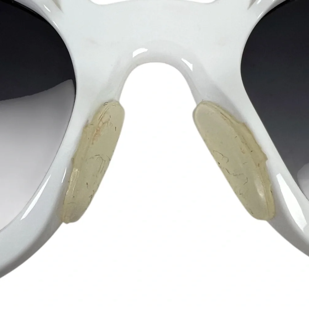 Swatch Womens Sunglasses Eyes Frame Only Snap On Red White Dots Made In Slovenia